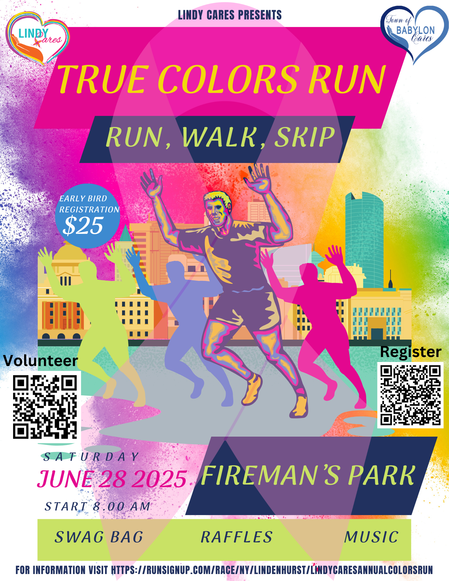 Lindy Cares Color Run Poster